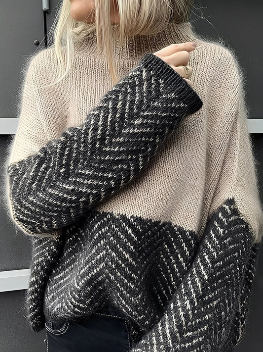 Giselle colorful turtleneck sweater – women