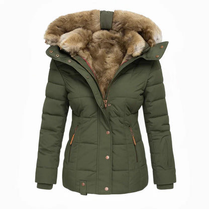 Anna  fur-lined winter coat - women