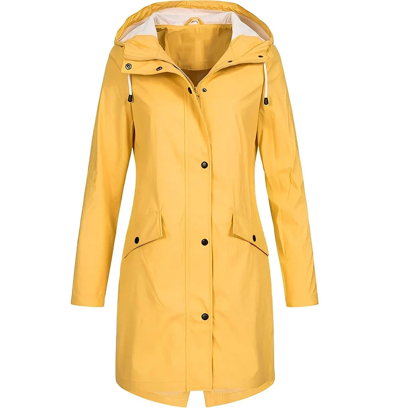 Jessica versatile long waterproof coat – women