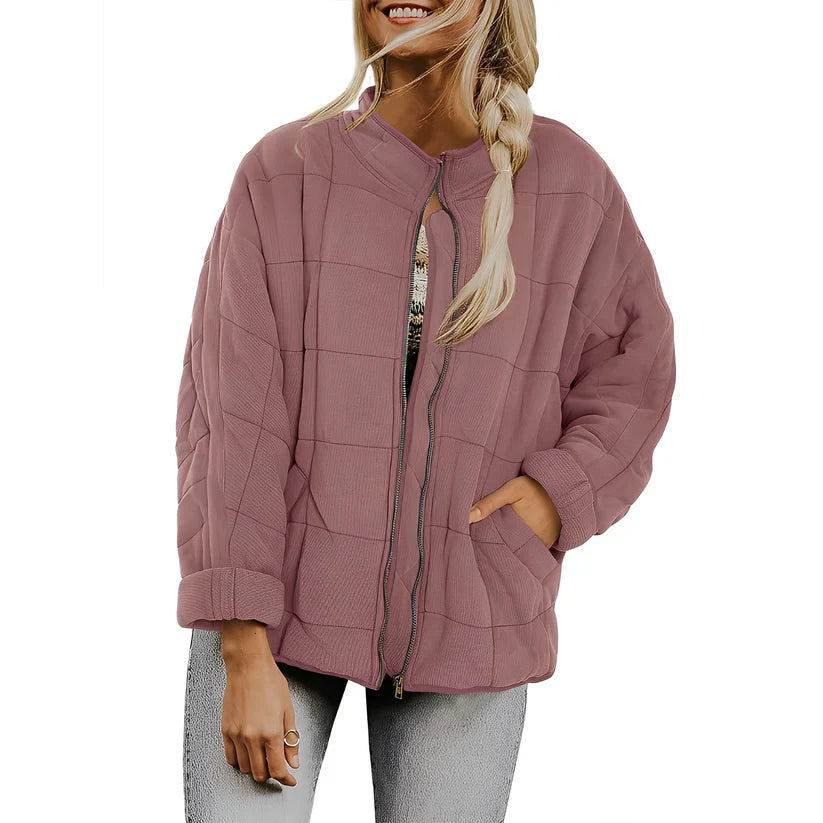 Luana casual quilted jacket with pockets – women