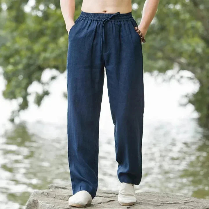 Men’s linen beach pants – men