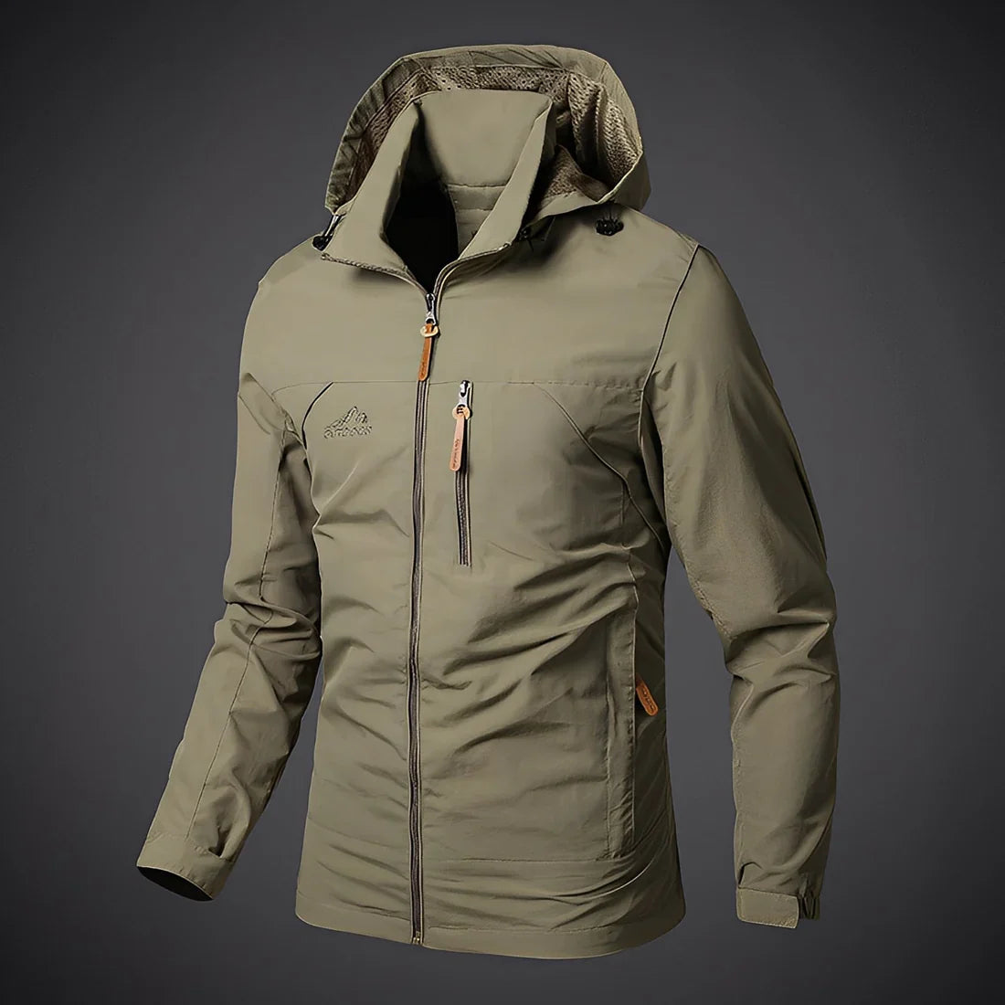 Finnegan casual outdoor jacket with hood – men