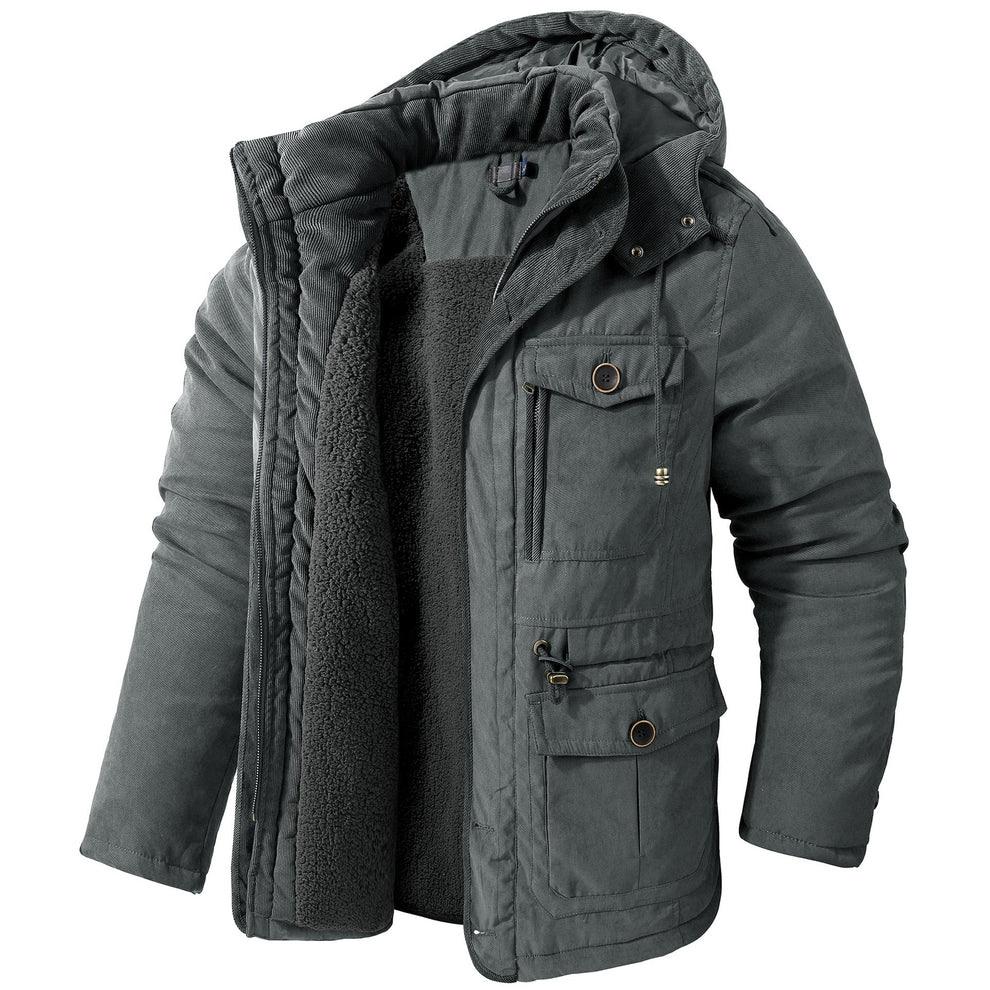 Kash modern thermo jacket with fleece lining – men