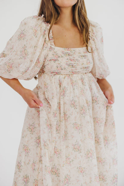 Melody Maxi Dress in Petal Pink - Bump Friendly & Inclusive Sizing (S-3XL)