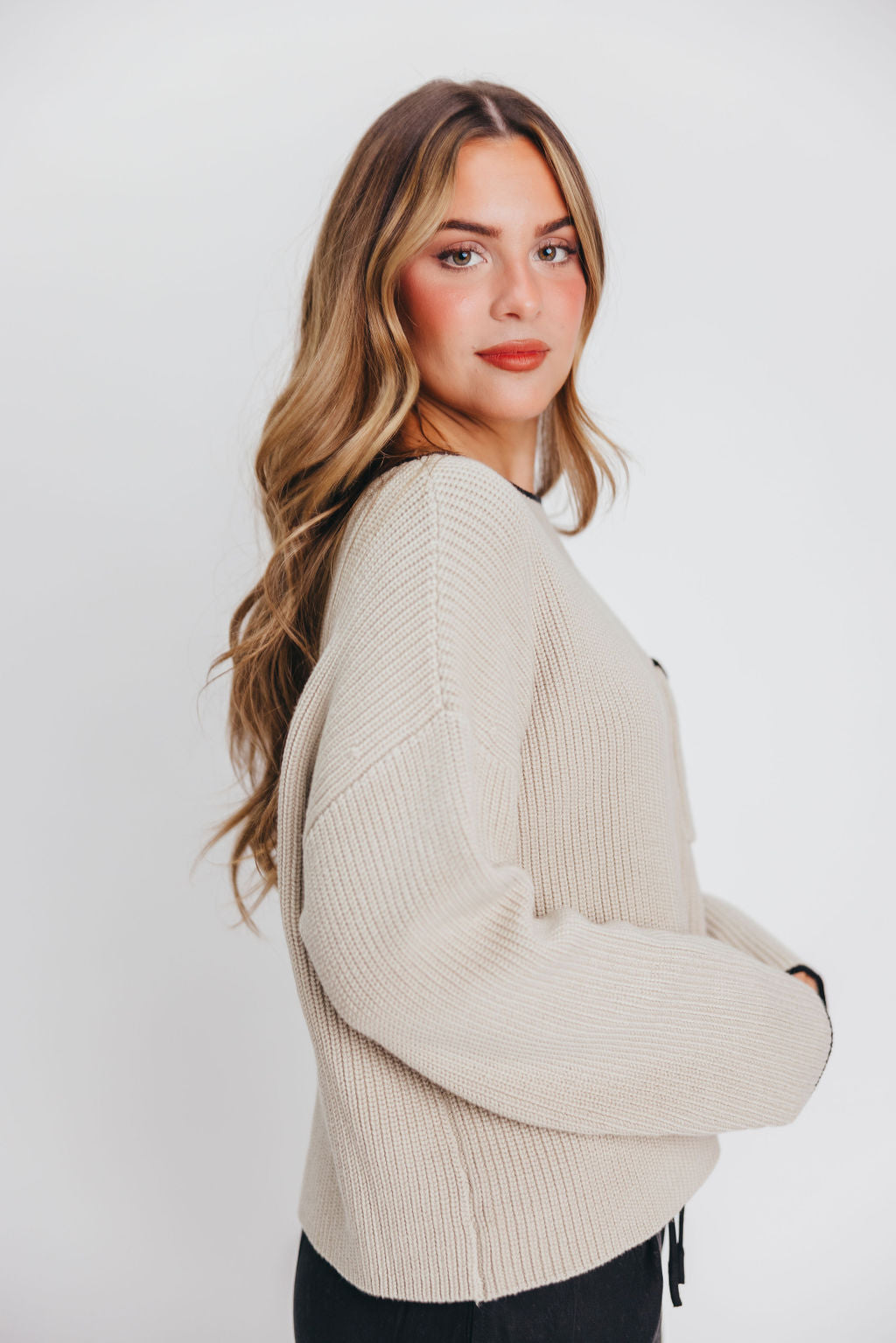 The Juliet Sweater in Ecru