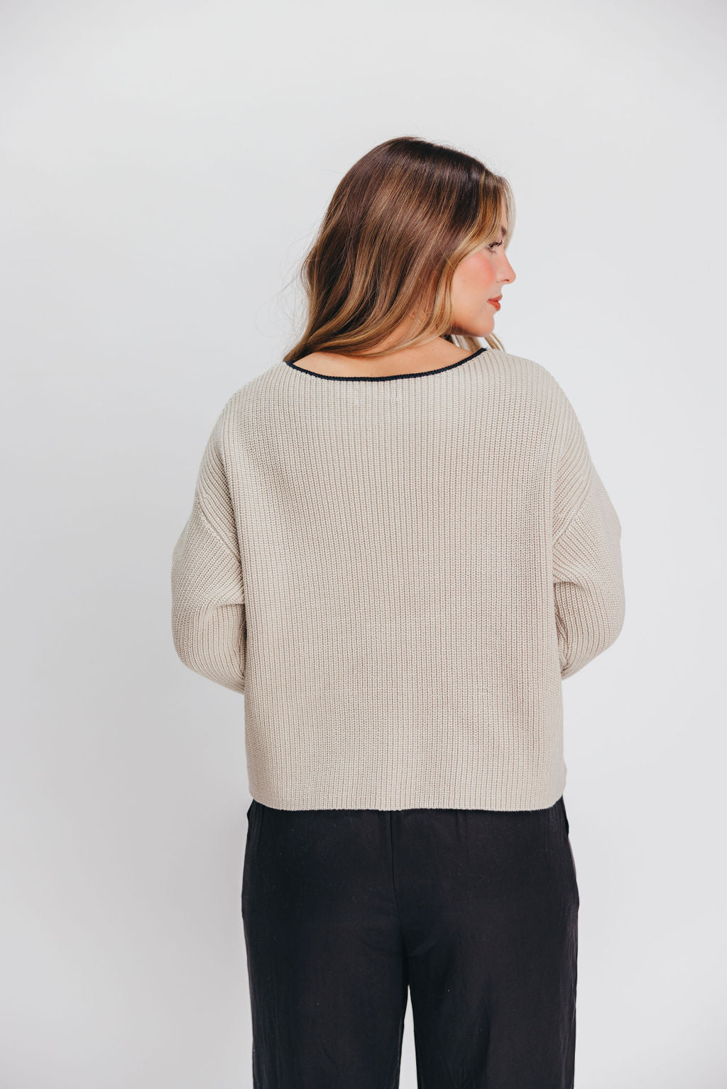 The Juliet Sweater in Ecru