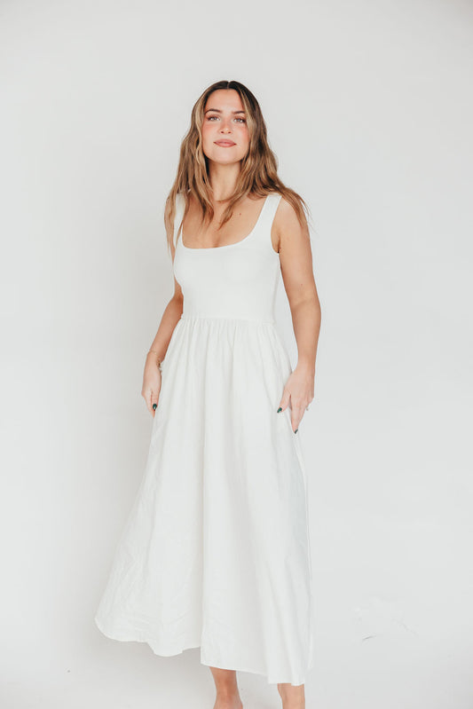 Lucinda Maxi Dress in White