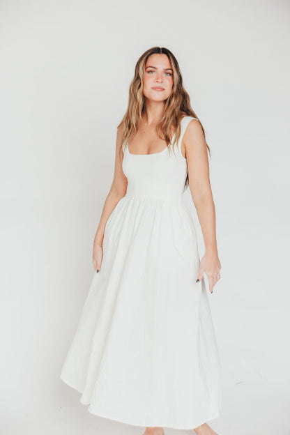 Lucinda Maxi Dress in White