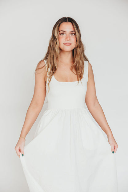 Lucinda Maxi Dress in White