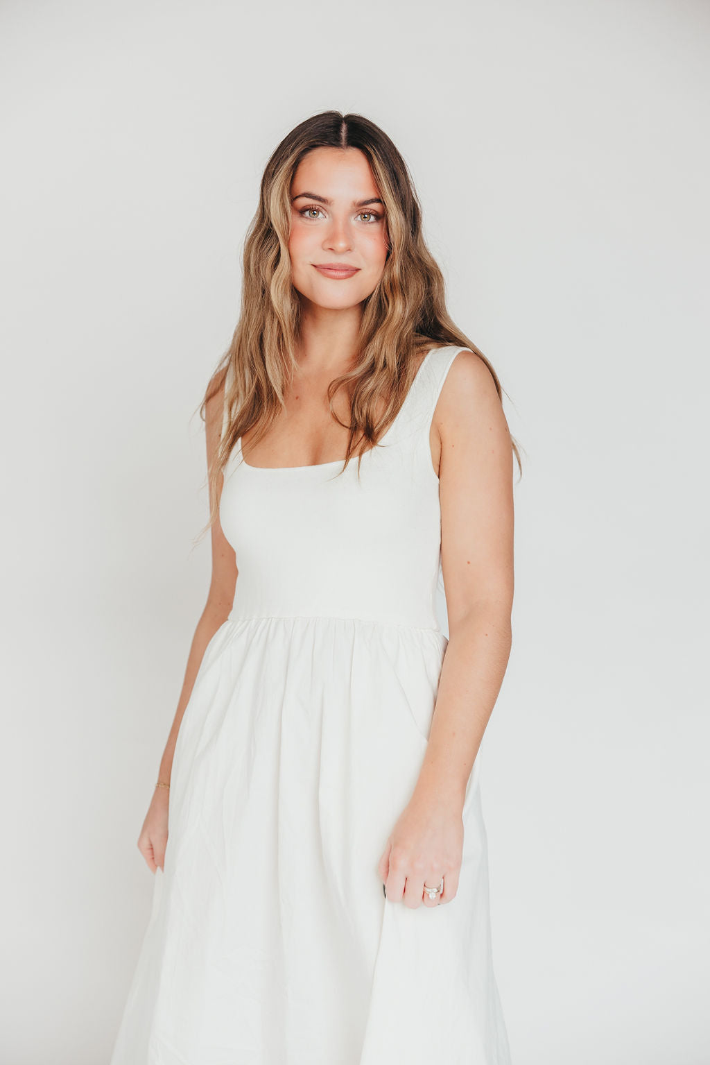 Lucinda Maxi Dress in White