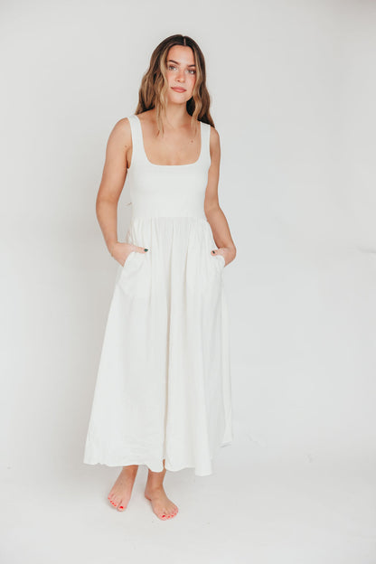 Lucinda Maxi Dress in White