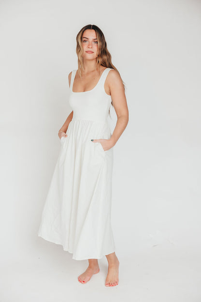 Lucinda Maxi Dress in White