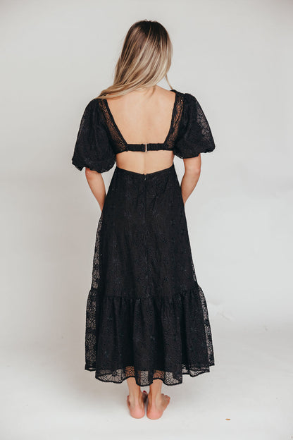 ASTR Jaxine Maxi Dress in Black