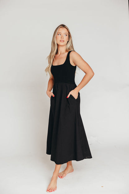 Lucinda Maxi Dress in Black