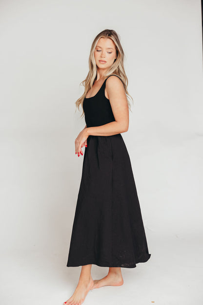 Lucinda Maxi Dress in Black