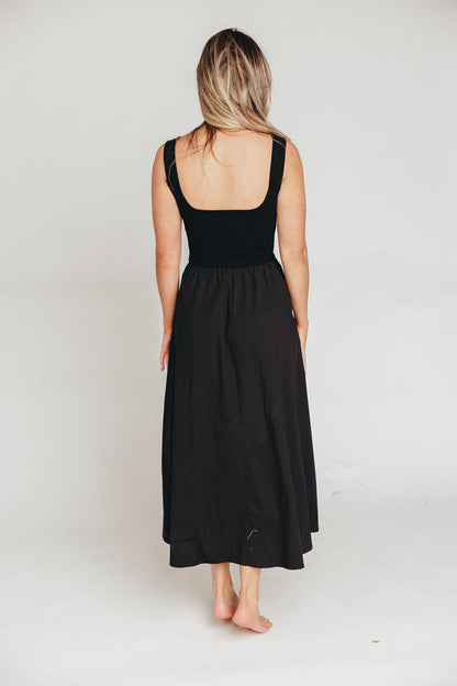 Lucinda Maxi Dress in Black