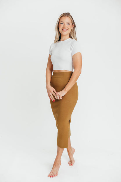 Debbie Cropped Top in White