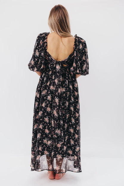 Melody Maxi Dress in Black - Bump Friendly & Inclusive Sizing (S-3XL)