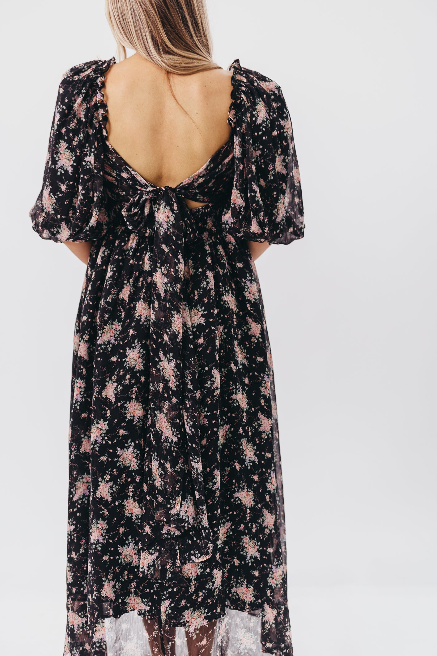 Melody Maxi Dress in Black - Bump Friendly & Inclusive Sizing (S-3XL)