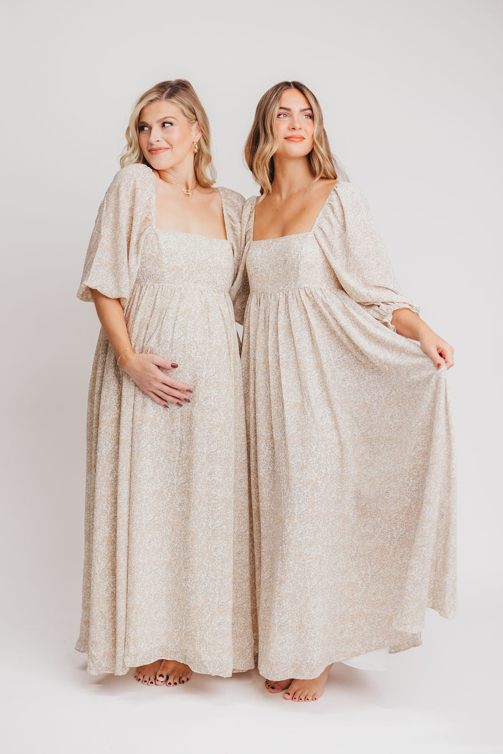 Mona 'Love Story' Maxi Dress - Bump Friendly and Inclusive Sizing (S-3XL)