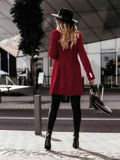 Clara | slim-fit wool coat