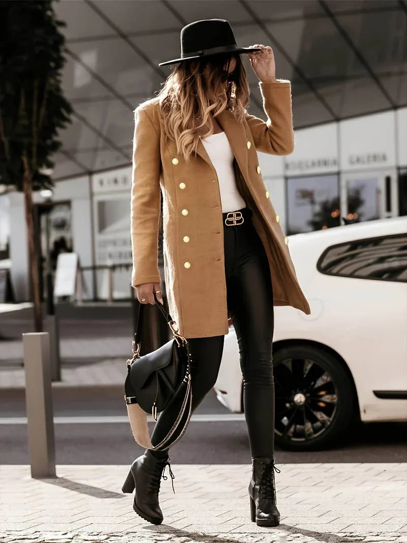 Clara | slim-fit wool coat