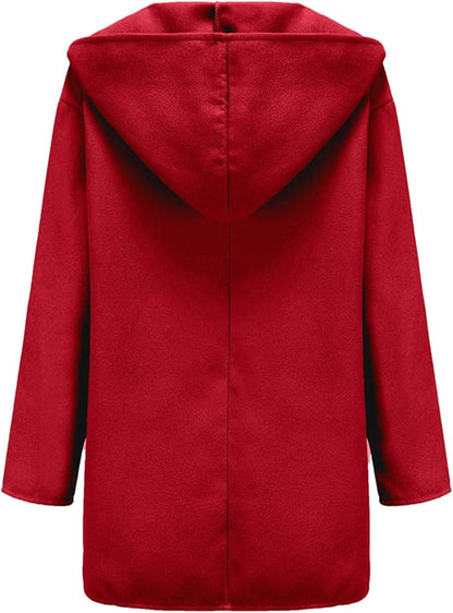 Women's long winter trench coat – elegant coat for cold days