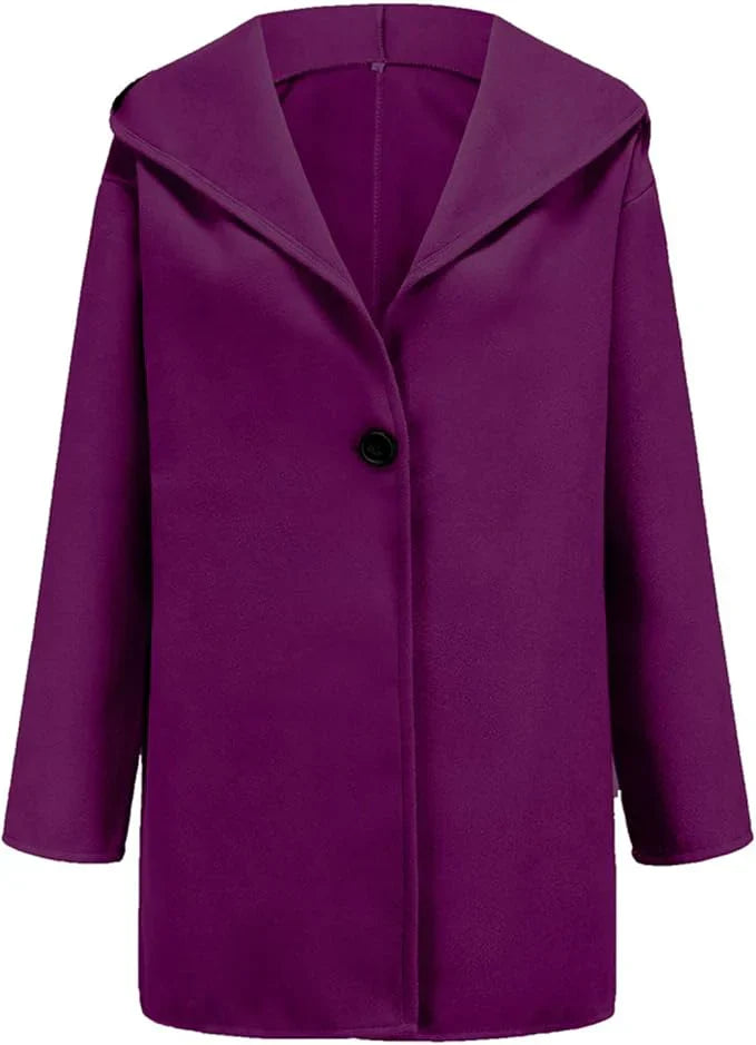 Women's long winter trench coat – elegant coat for cold days
