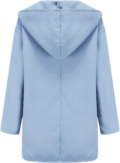 Women's long winter trench coat – elegant coat for cold days