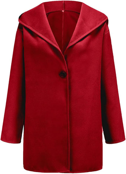 Women's long winter trench coat – elegant coat for cold days