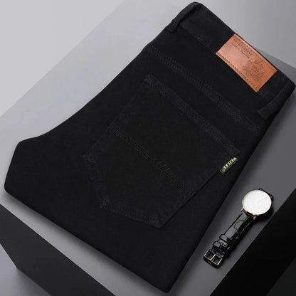 Men's jeans made from sustainable denim with a comfortable cut