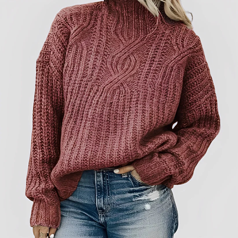 Julianne stylish warm knit sweater – women