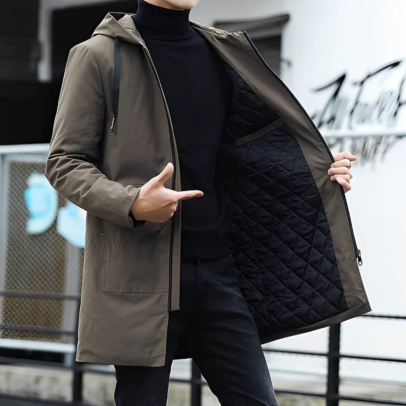 Lucas casual waterproof hooded jacket – men