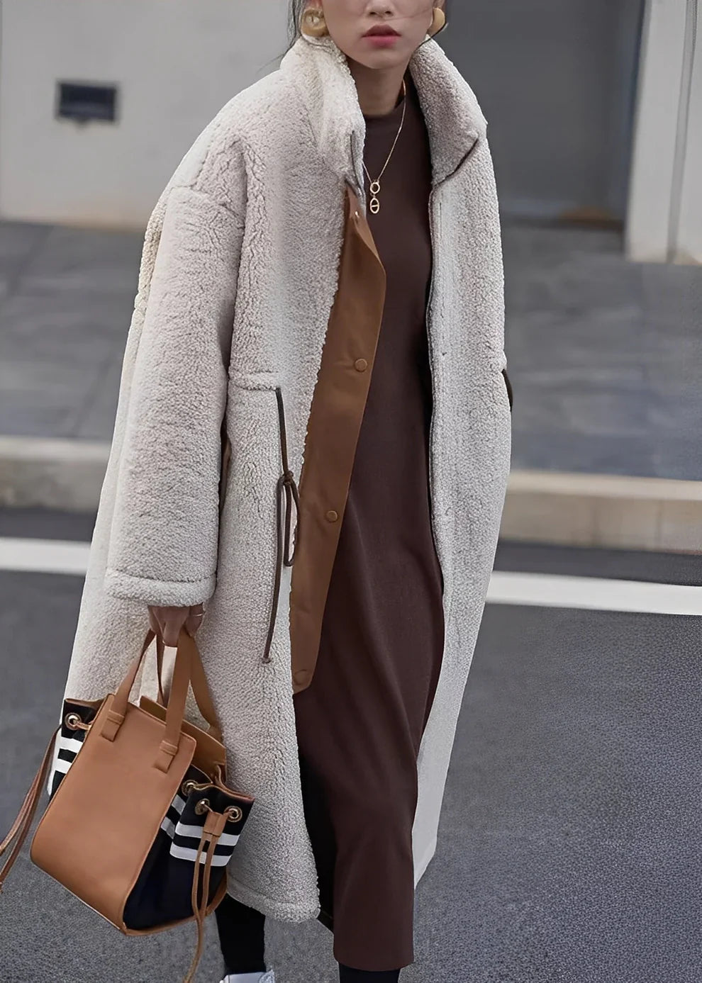 Noelene warm relaxed wool coat – women