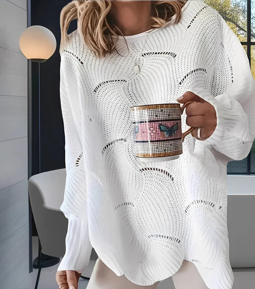 Kassandra stylish v-neck sweater – women