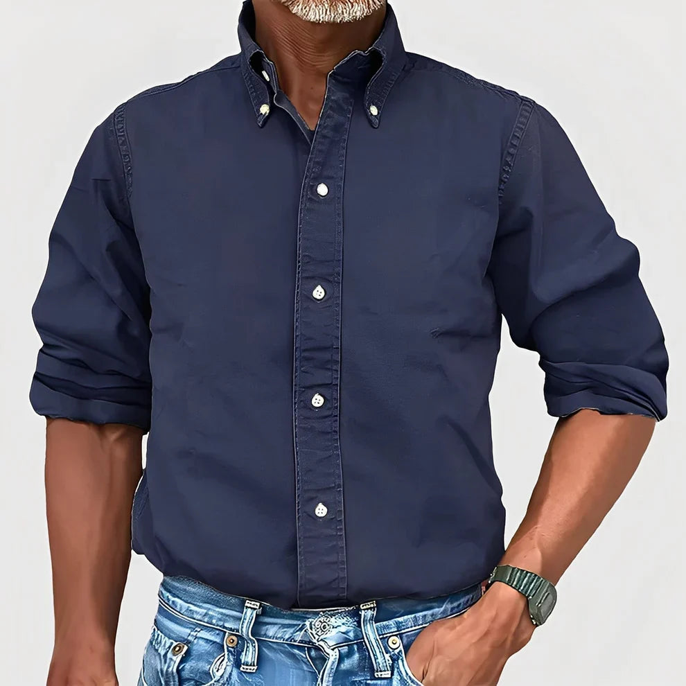 Micheal comfortable long-sleeve casual shirt – men