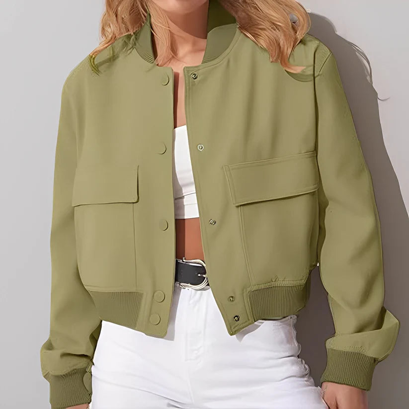 Marva casual loose jacket with large pockets – women