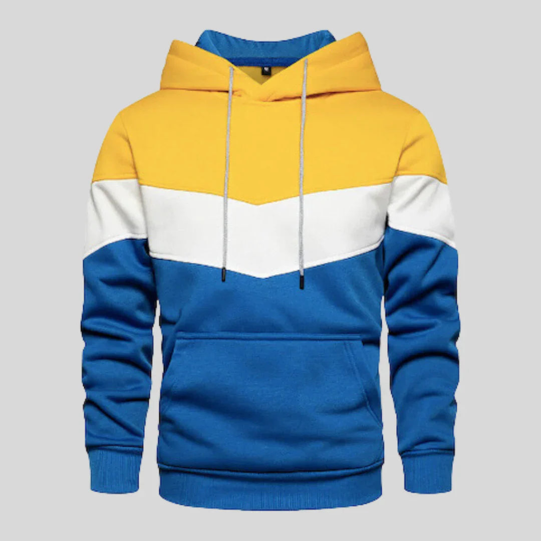 Paul patchwork knit sweater – men