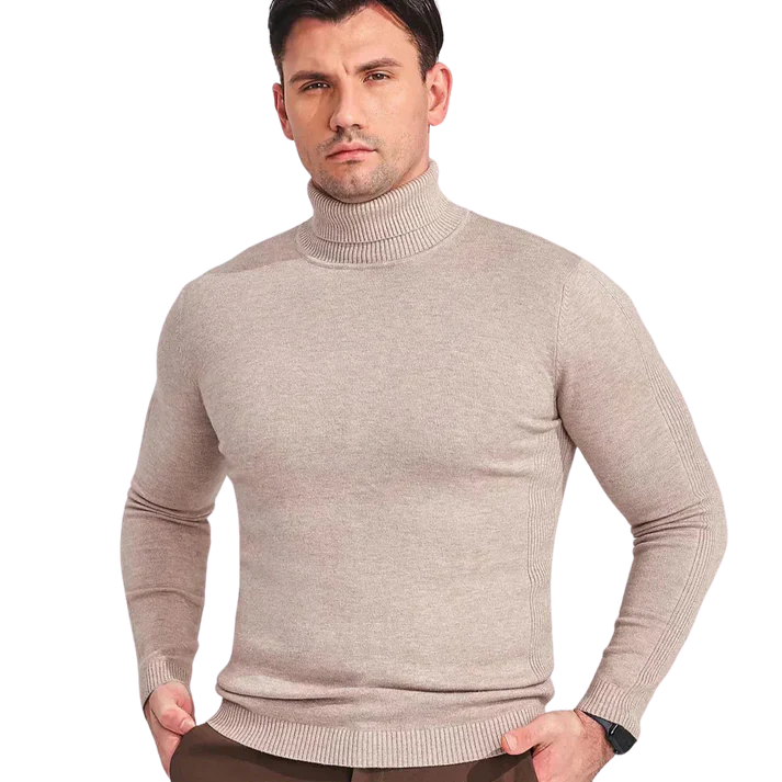 Noah – cashmere turtleneck sweater with slim fit