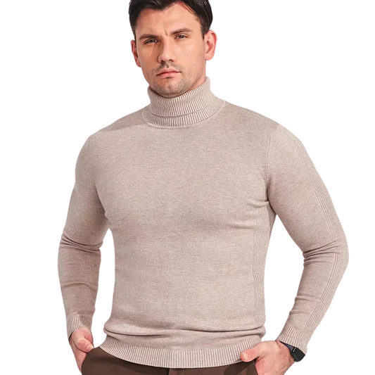 Noah – cashmere turtleneck sweater with slim fit