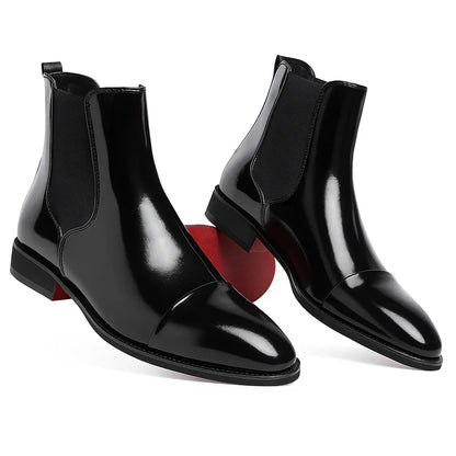 Myco leather chelsea boots – men