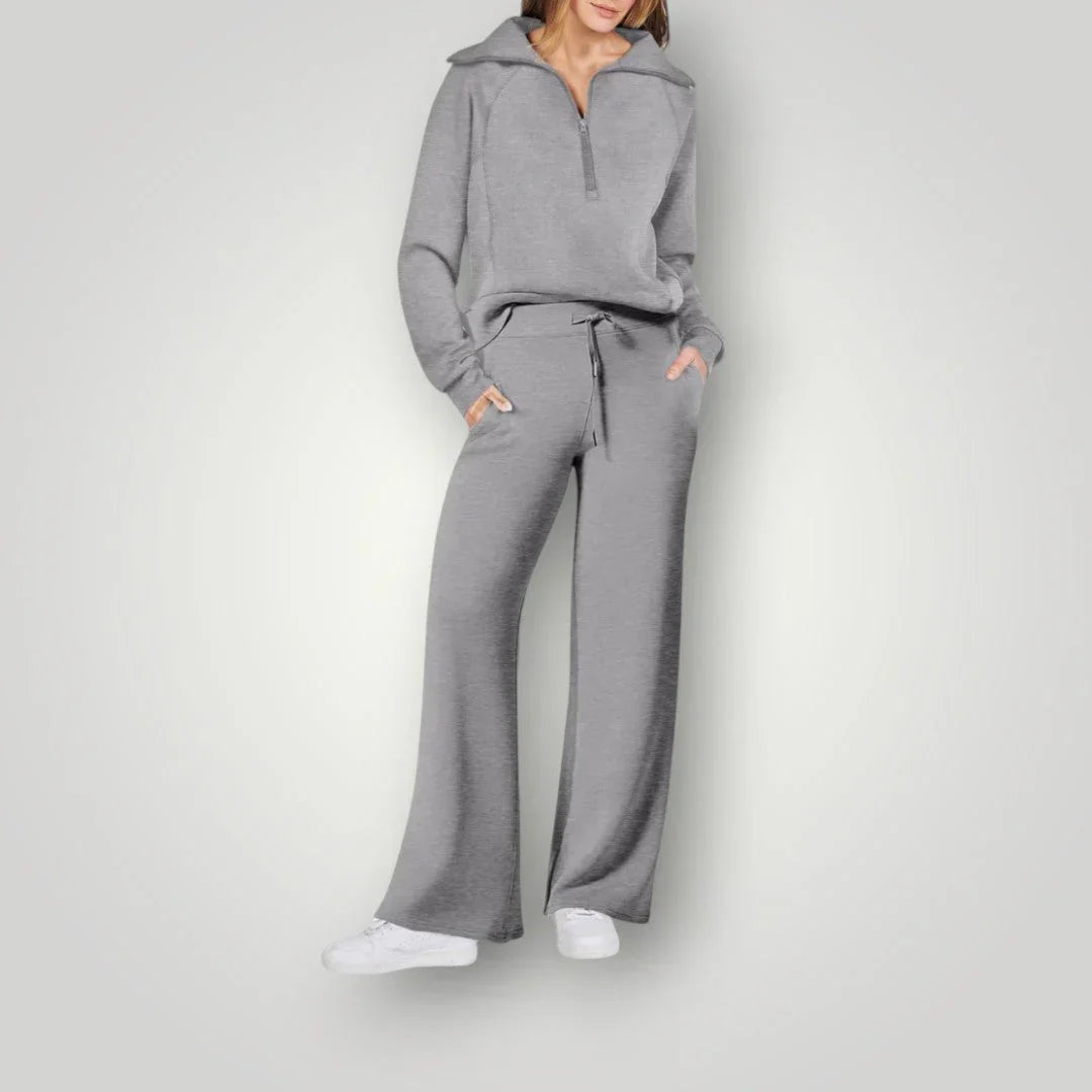 Women's two-piece loungewear set – comfortable set for everyday wear and lounging