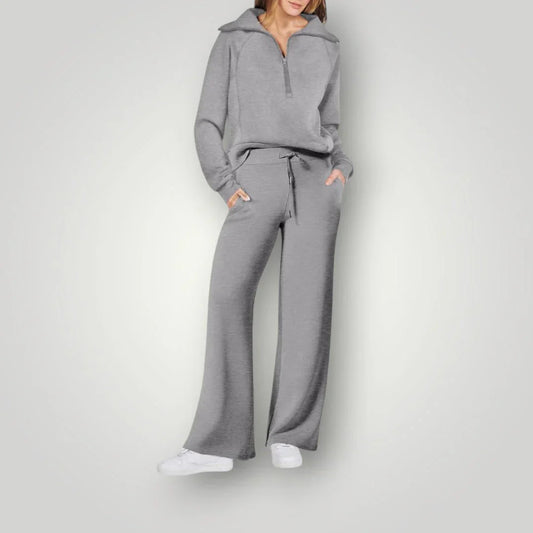 Women's two-piece loungewear set – comfortable set for everyday wear and lounging