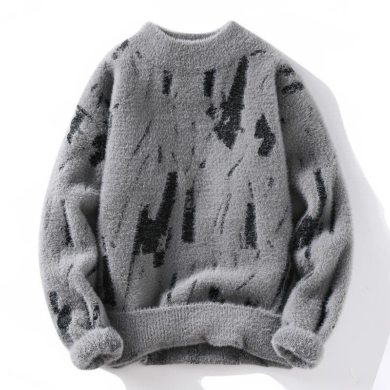 Damian stylish fleece pullover – men