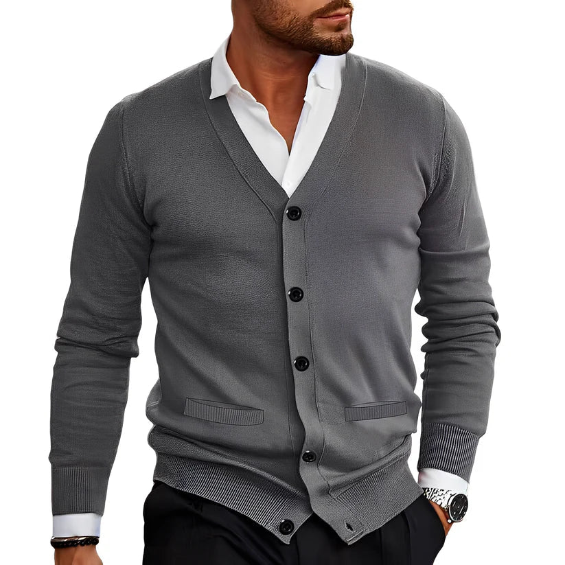 Bradley casual simple cardigan – men