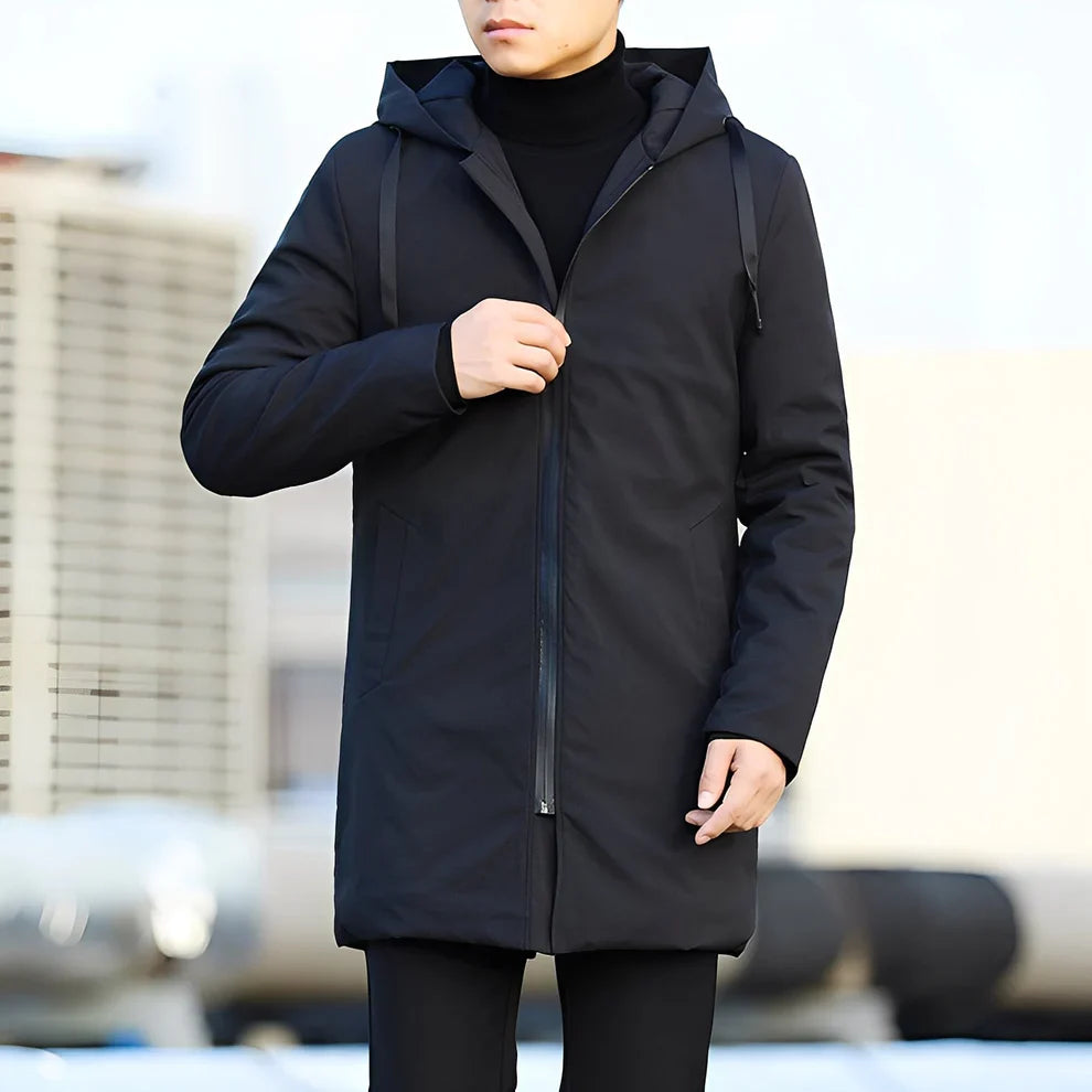 Derren casual lightweight hooded jacket – men