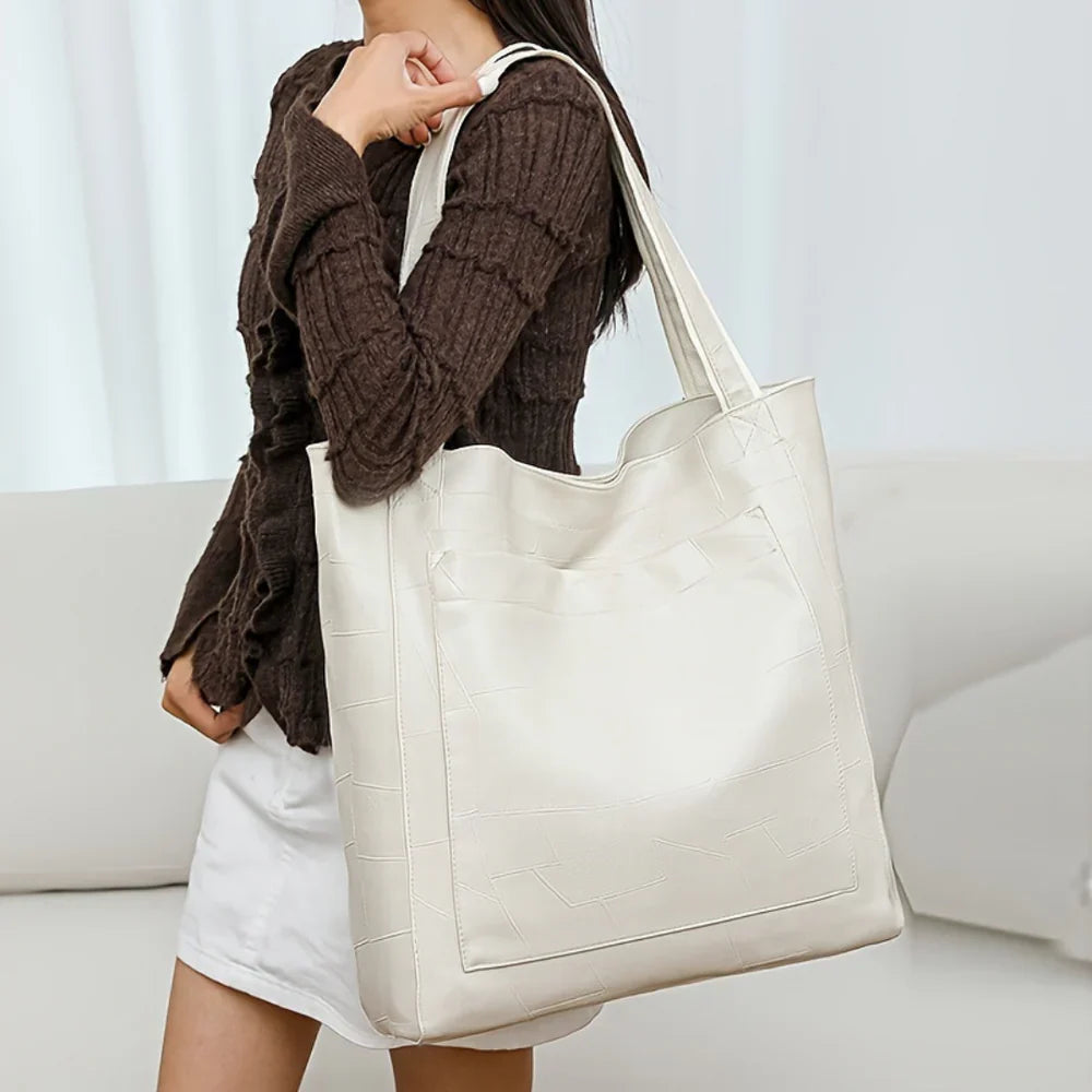 Frenzy faux leather tote bag – women