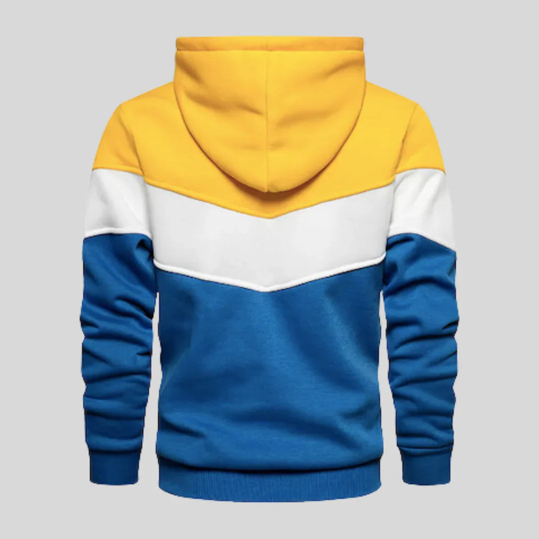Paul patchwork knit sweater – men