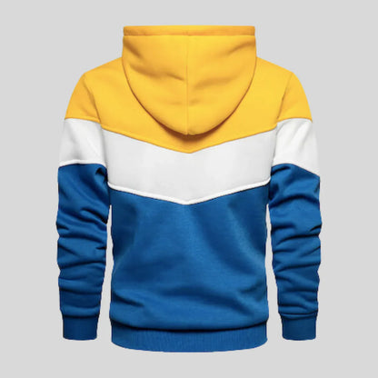 Paul patchwork knit sweater – men