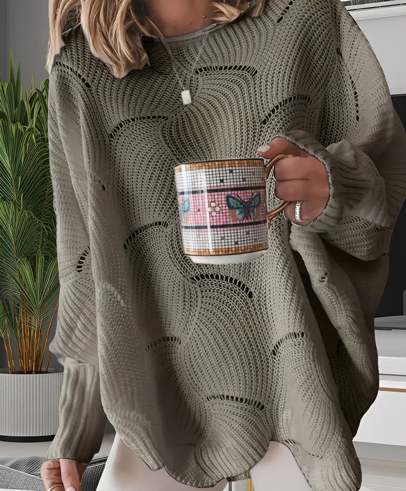 Kassandra stylish v-neck sweater – women